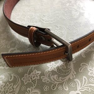 Wrangler brown leather belt